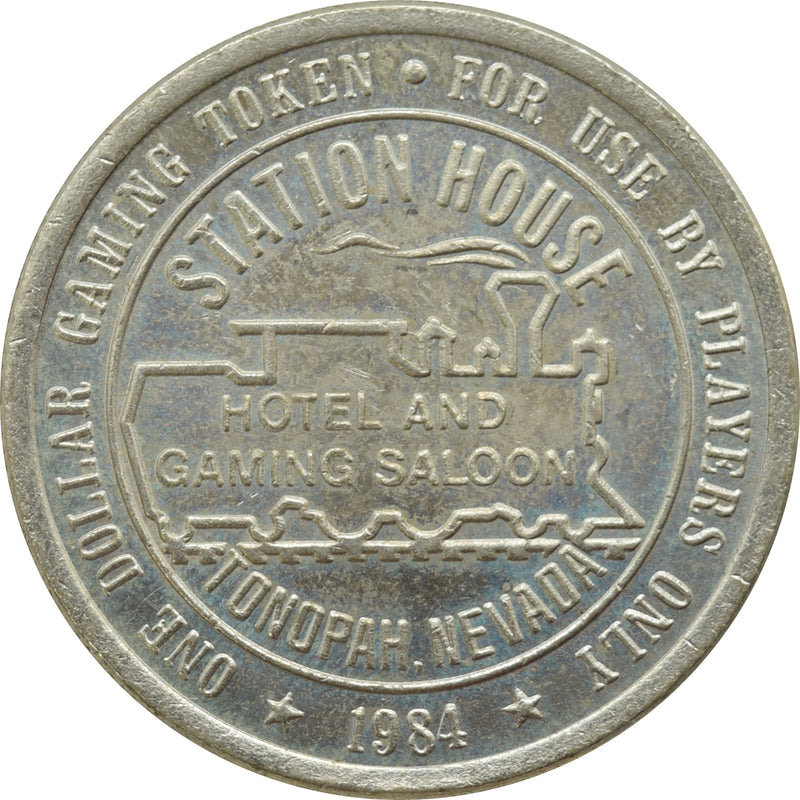Station House Casino Tonopah NV $1 Token 1984