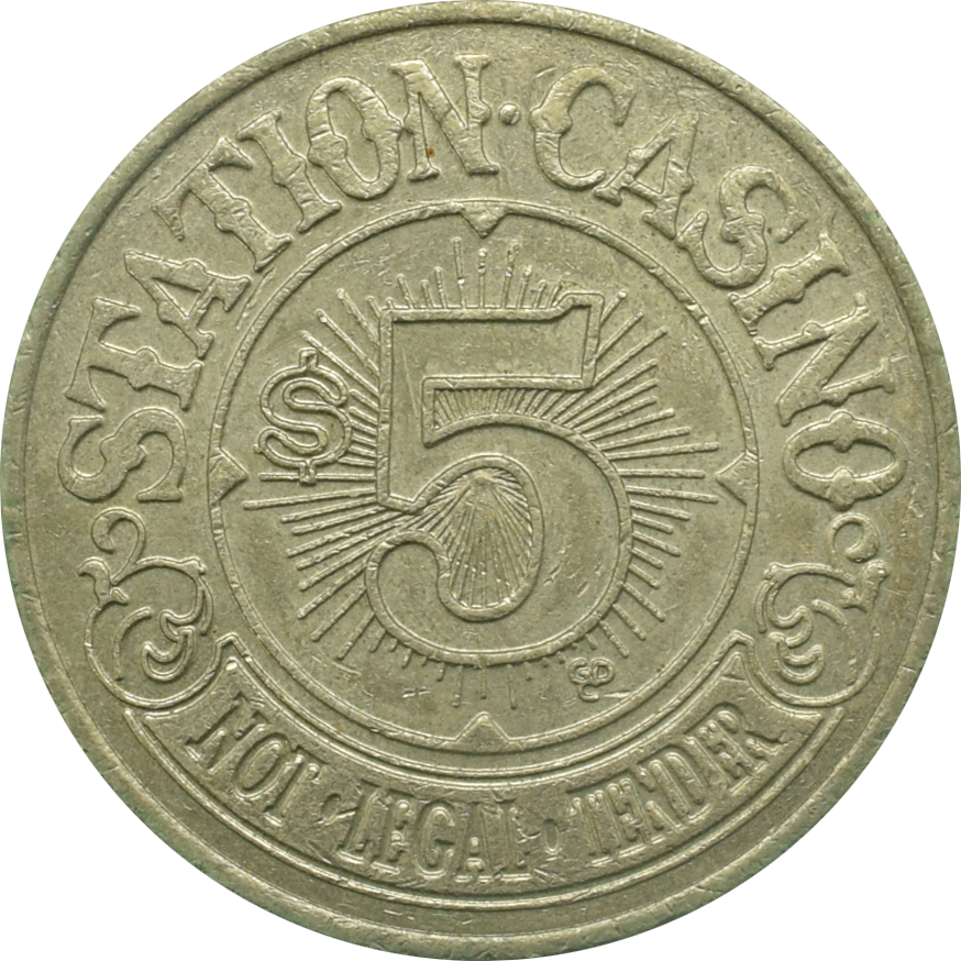 Station Casino Kansas City Missouri $5 Token