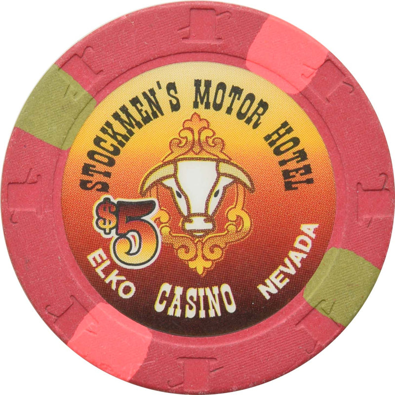 Stockmen's Casino Elko Nevada $5 Chip 1997