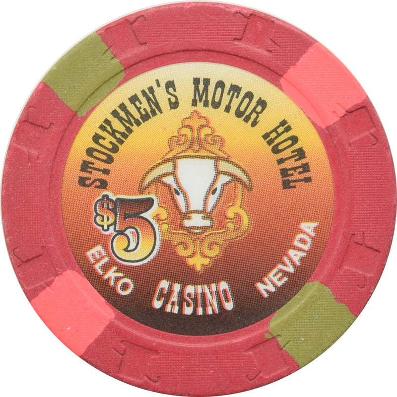 Stockmen's Casino Elko Nevada $5 Chip 1997