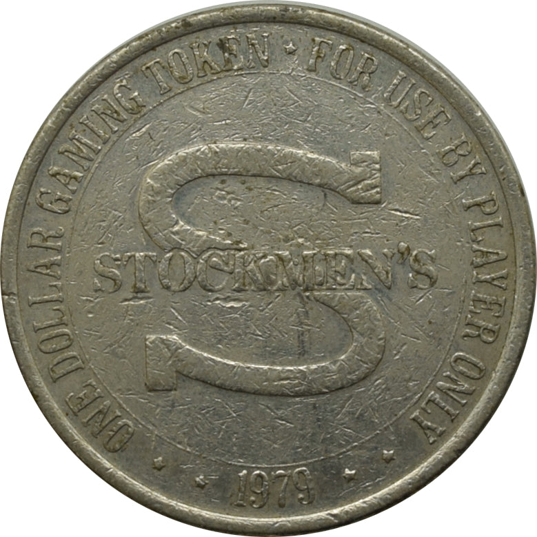 Stockmen's Motor Hotel & Casino Elko NV $1 Token 1979