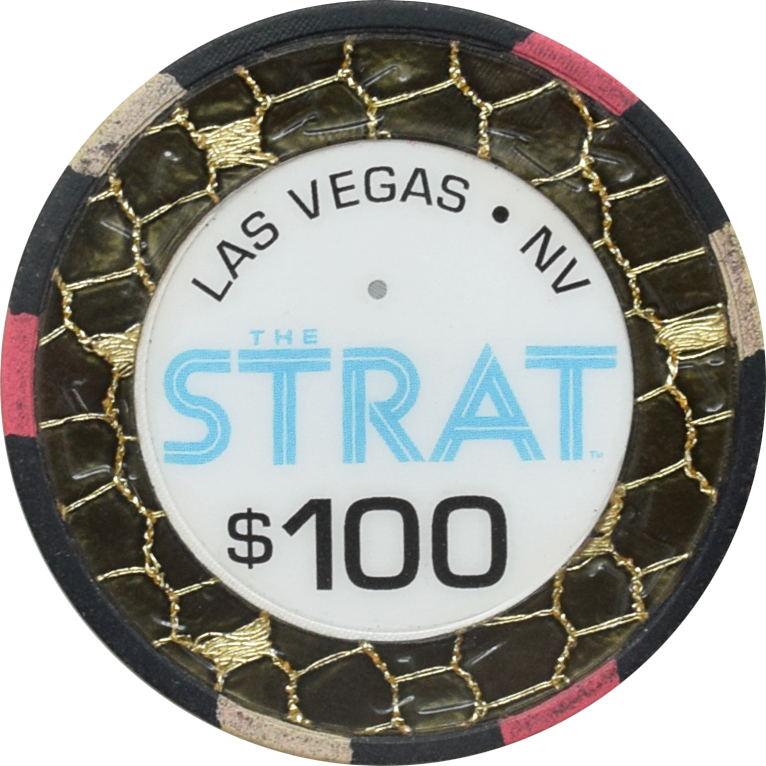 The Strat Casino Las Vegas Nevada $100 Chip 2019