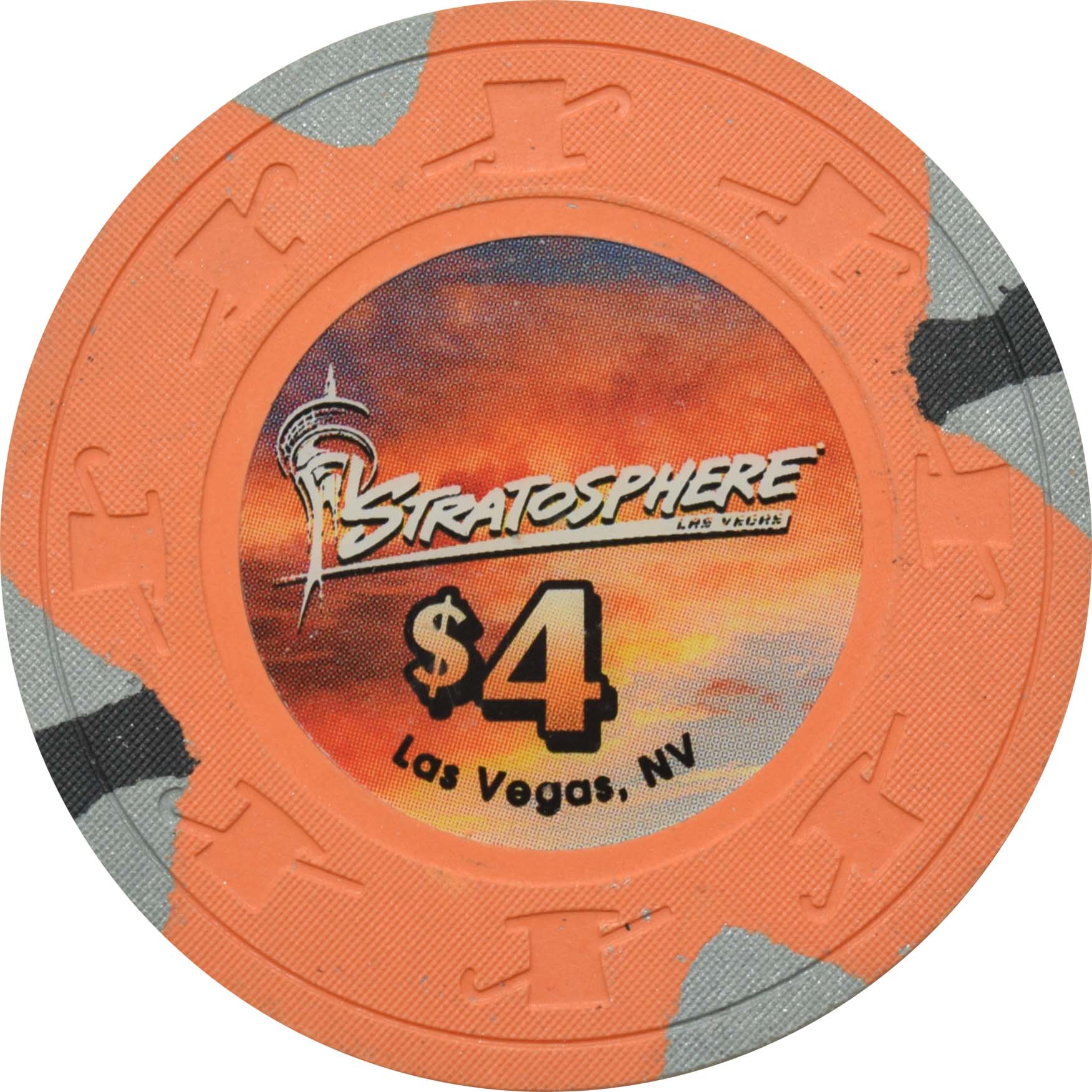 Stratosphere Casino Las Vegas Nevada $4 Chip 2009