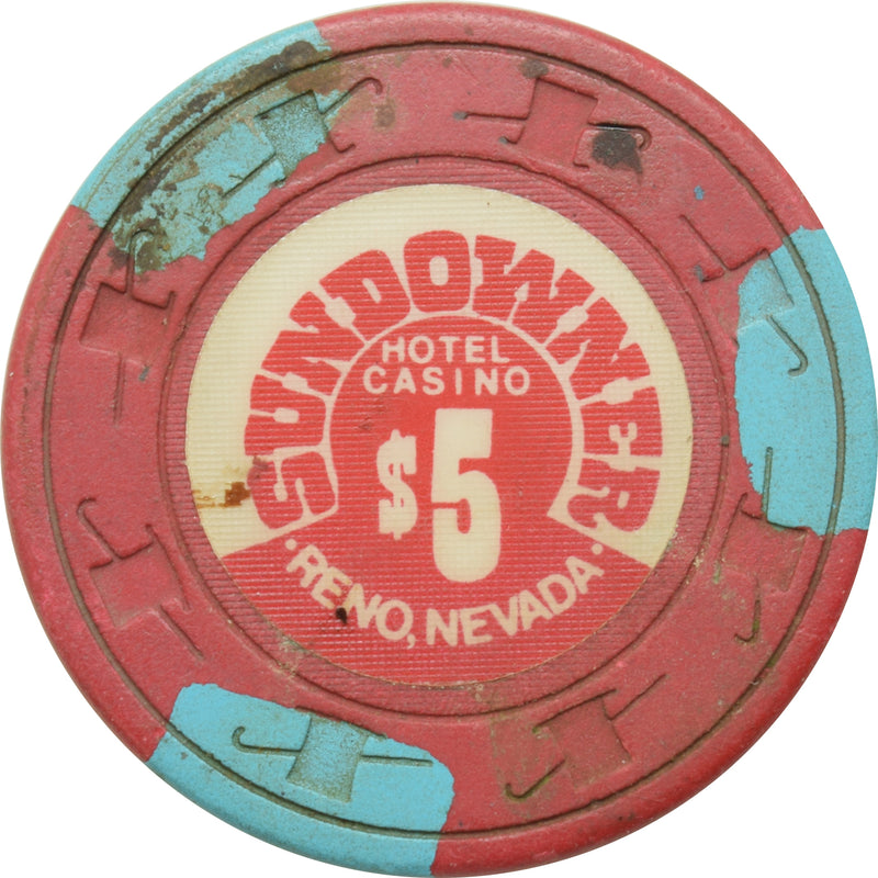 Sundowner Casino Reno Nevada $5 Chip 1983