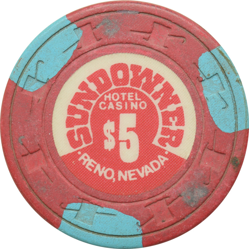 Sundowner Casino Reno Nevada $5 Chip 1983