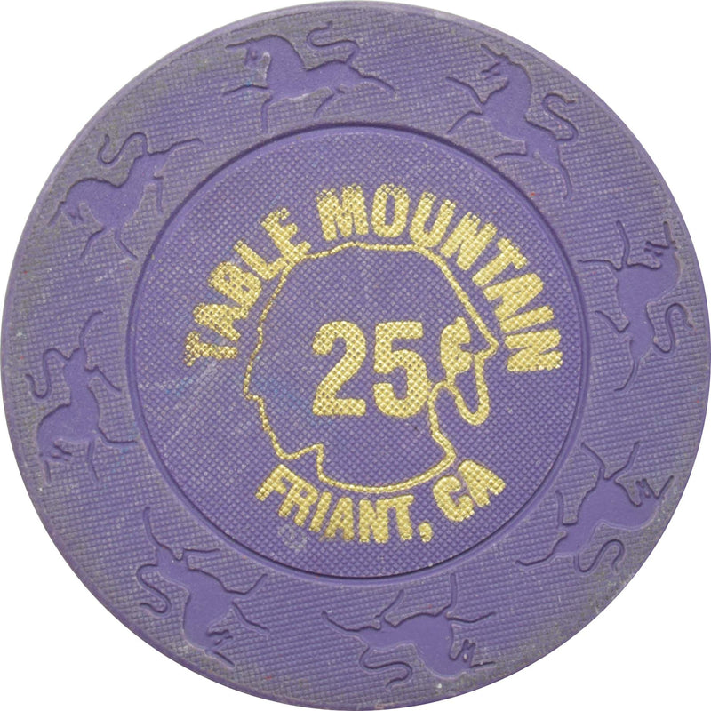 Table Mountain Casino Friant California 25 Cent Chip