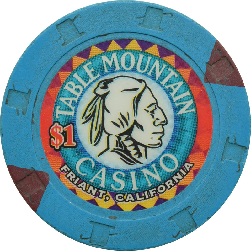 Table Mountain Casino Friant California $1 Chip