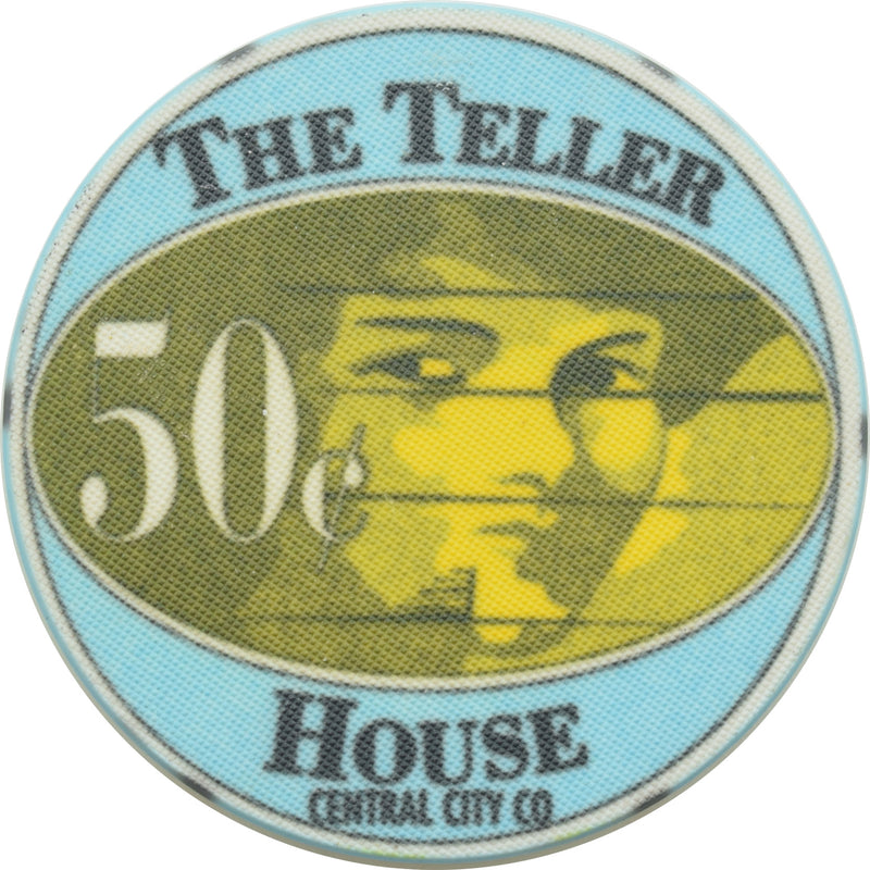 Teller House Casino Central City Colorado 50 Cent Chip