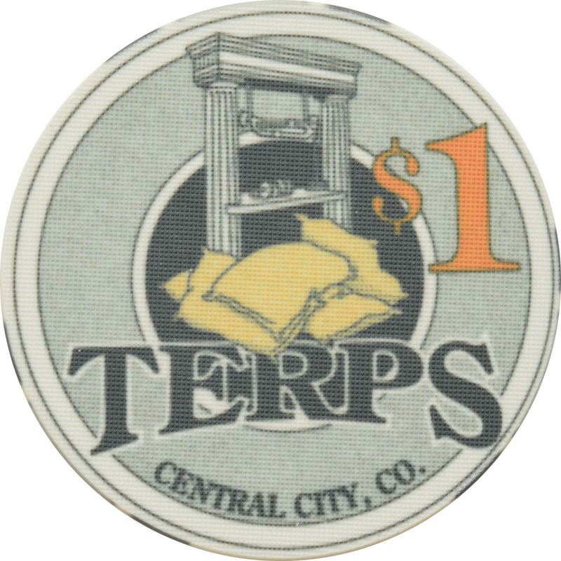 Terp's Casino Central City Colorado $1 Chip