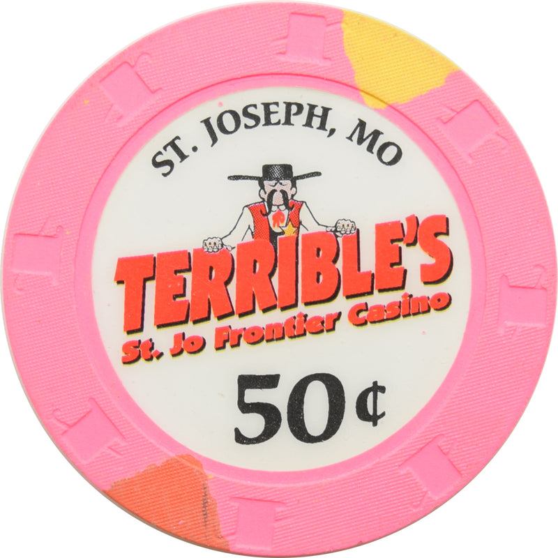 Terrible's St. Jo Frontier Casino St. Joseph Missouri 50 Cent Chip