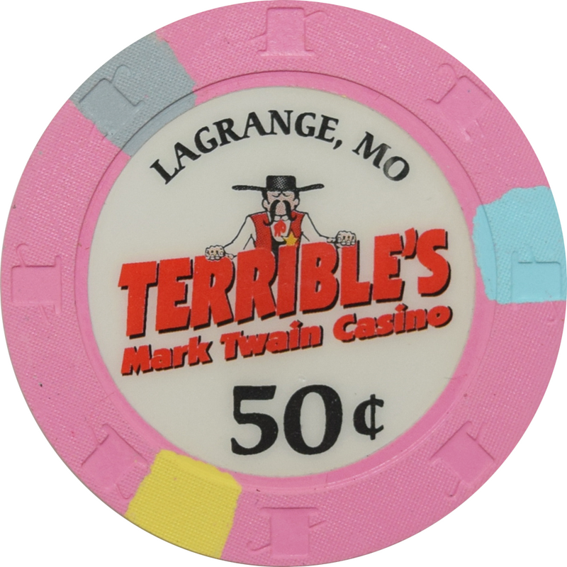 Terrible's Mark Twain Casino Lagrange Missouri 50 Cent Chip