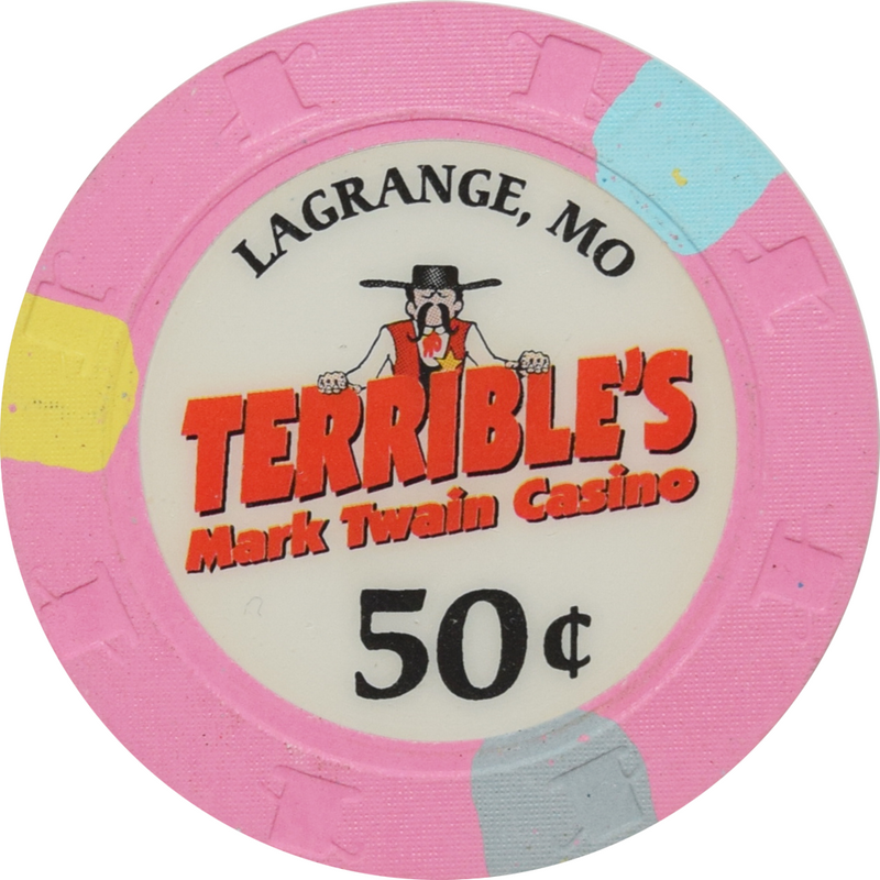 Terrible's Mark Twain Casino Lagrange Missouri 50 Cent Chip