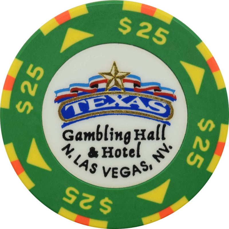 Texas Gambling Hall Casino N. Las Vegas Nevada $25 Chip 1995