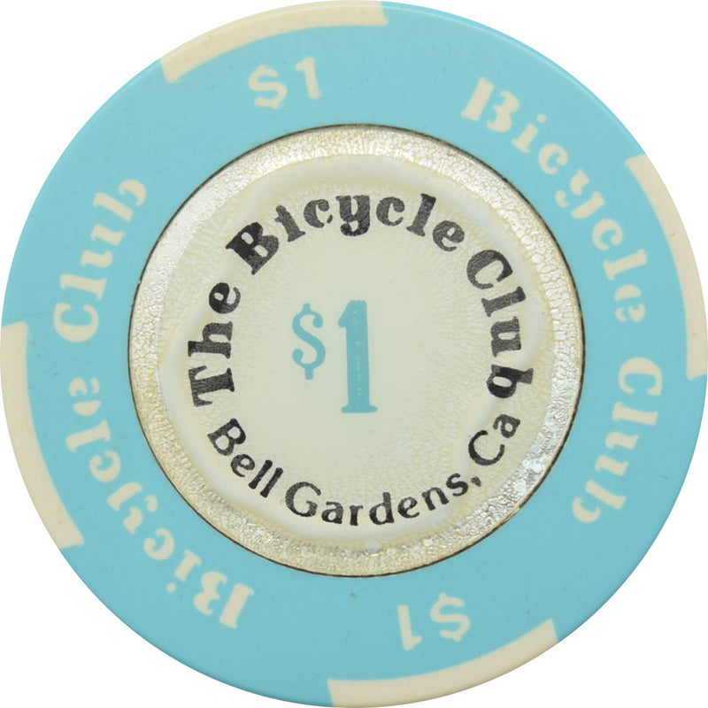 The Bicycle Club Casino Bell Gardens CA $1 Chip