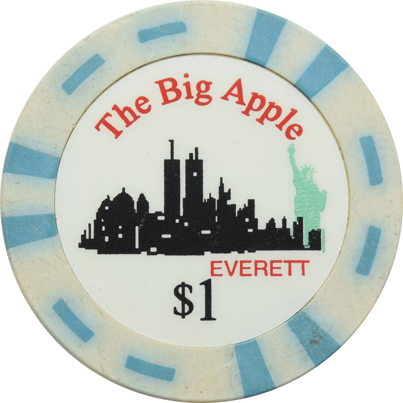 Big Apple Casino Everett WA $1 Chip