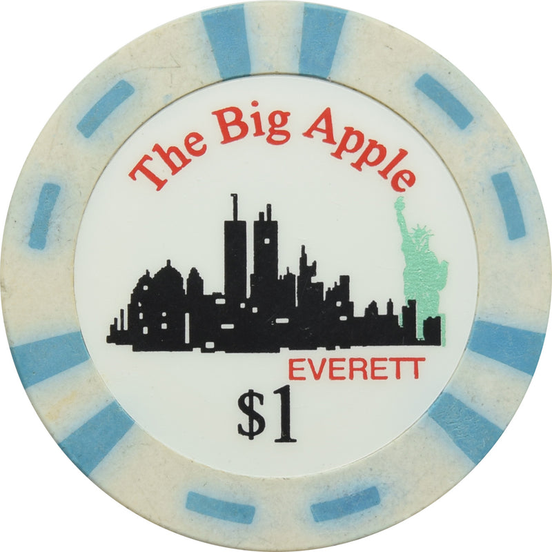 Big Apple Casino Everett WA $1 Chip