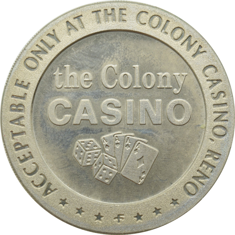 Colony Casino Reno Nevada $1 Token 1967
