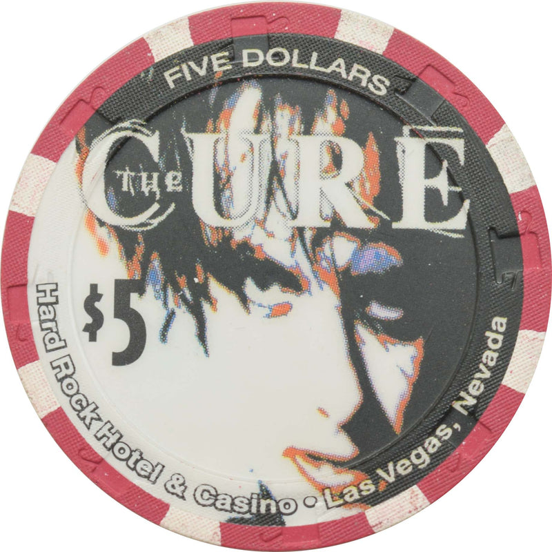 Hard Rock Casino Las Vegas Nevada $5 The Cure Chip 2000