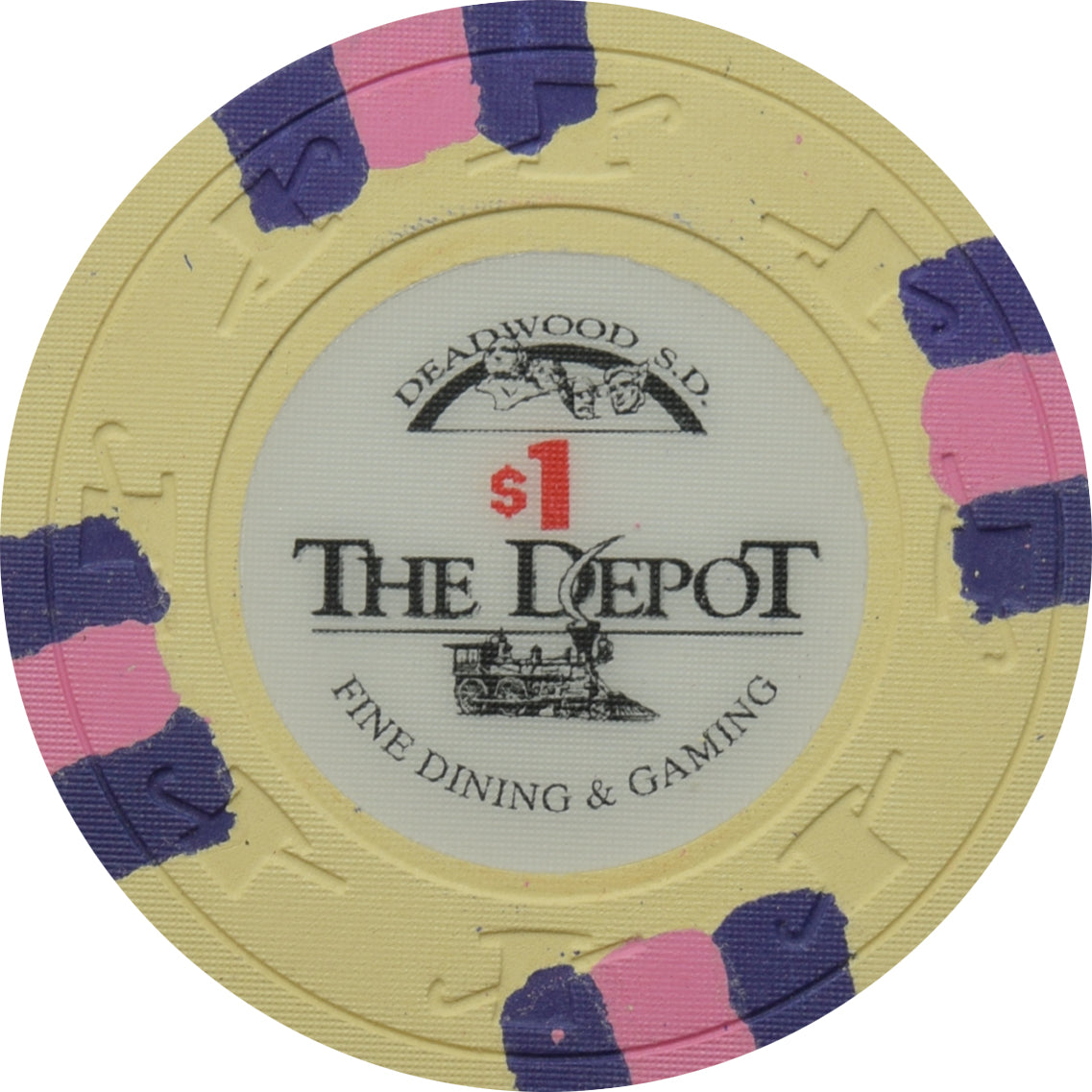 The Depot Casino Deadwood South Dakota $1 Chip