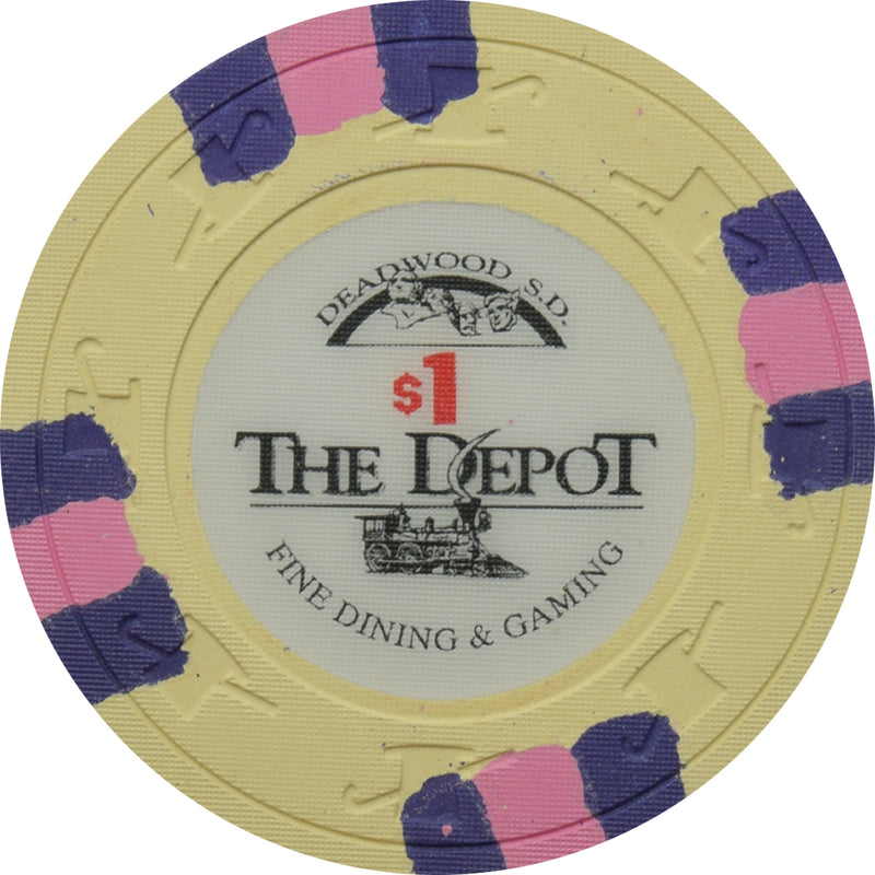 The Depot Casino Deadwood South Dakota $1 Chip