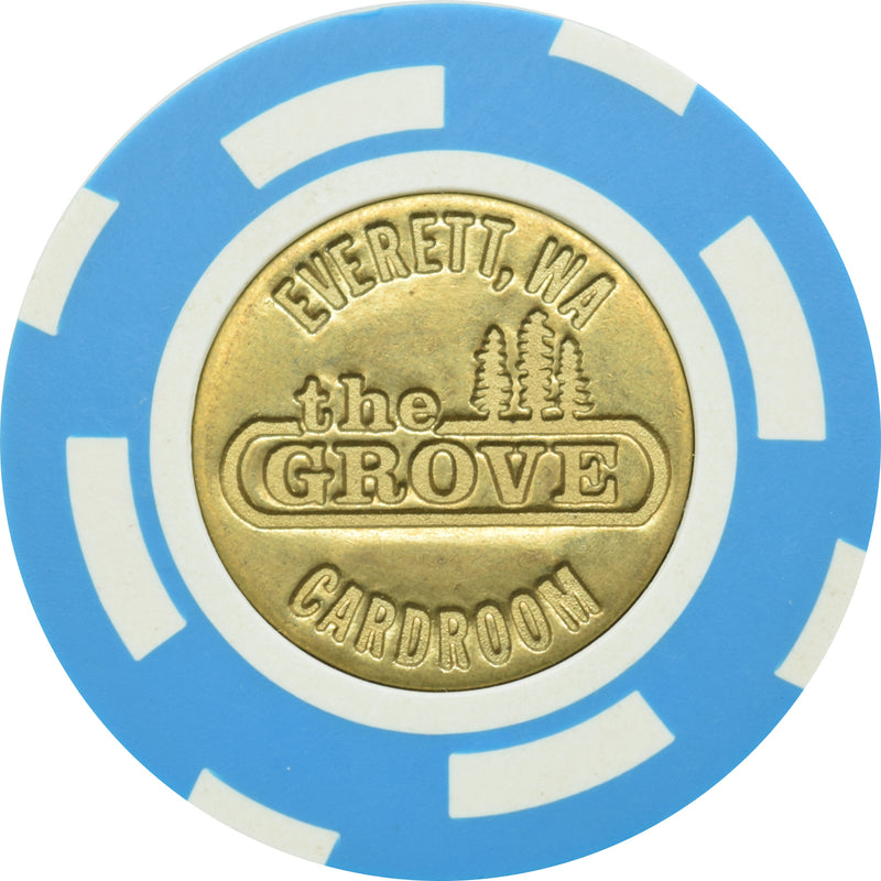 The Grove Casino Everett Washington $1 Chip