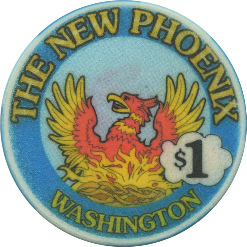New Phoenix Casino La Center Washington $1 Blue Chip