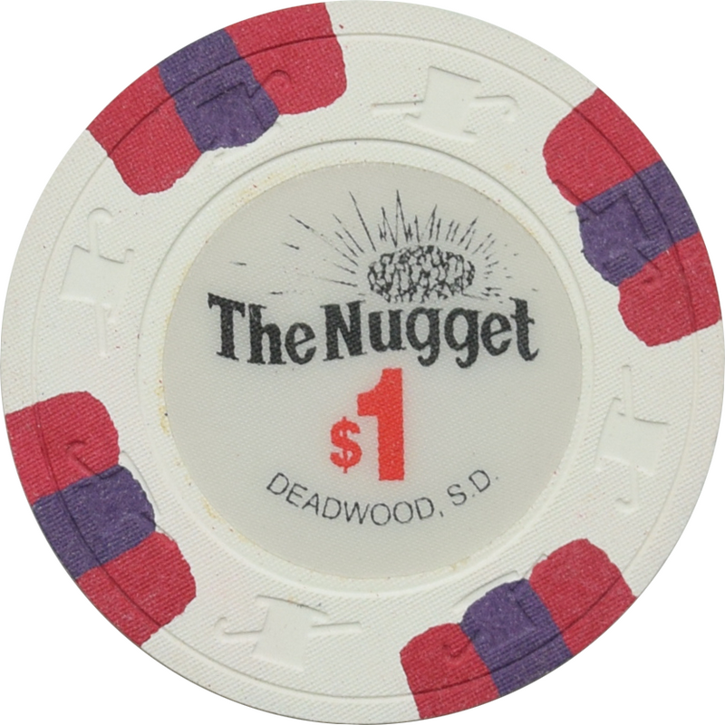 The Nugget Casino Deadwood South Dakota $1 Chip