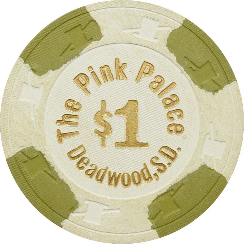 Pink Palace Casino Deadwood South Dakota $1 Chip
