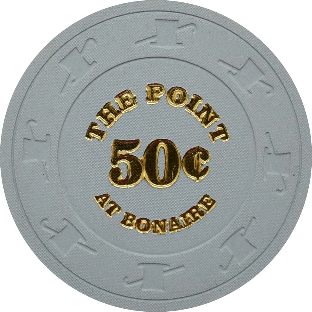 The Point at Bonaire Casino Kralendijk Bonaire 50 Cent Chip