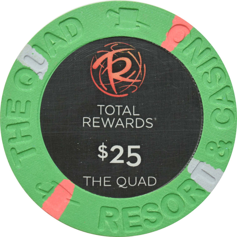 The Quad Casino Las Vegas Nevada $25 Chip 2012