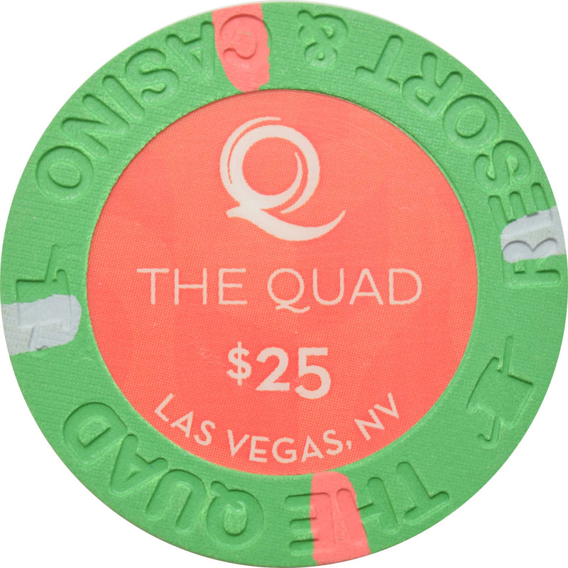 The Quad Casino Las Vegas Nevada $25 Chip 2012