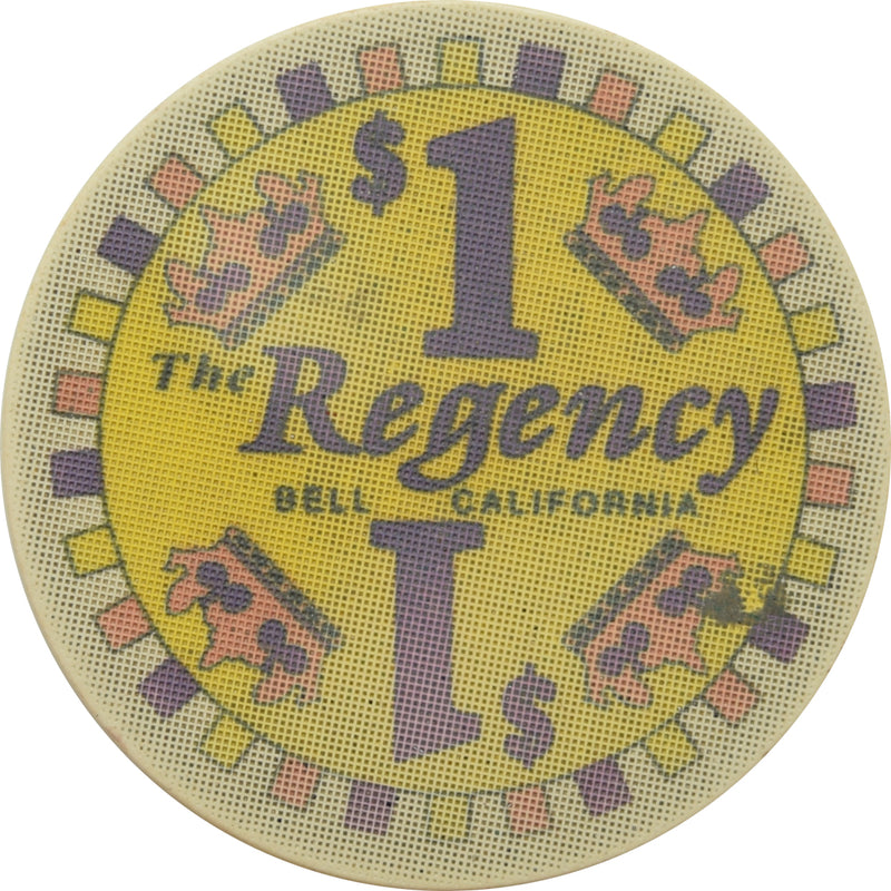 The Regency Casino Bell California $1 Chip