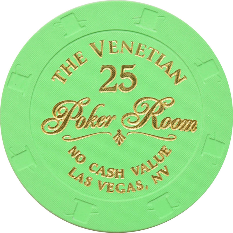 The Venetian Casino Las Vegas Nevada $25 No Cash Value Chip 2006