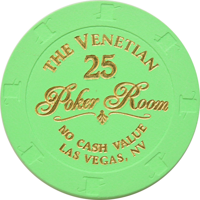 The Venetian Casino Las Vegas Nevada $25 No Cash Value Chip 2006