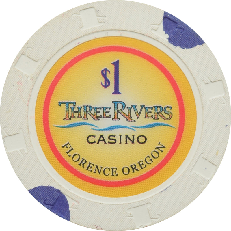 Three Rivers Casino Florence OR $1 Chip