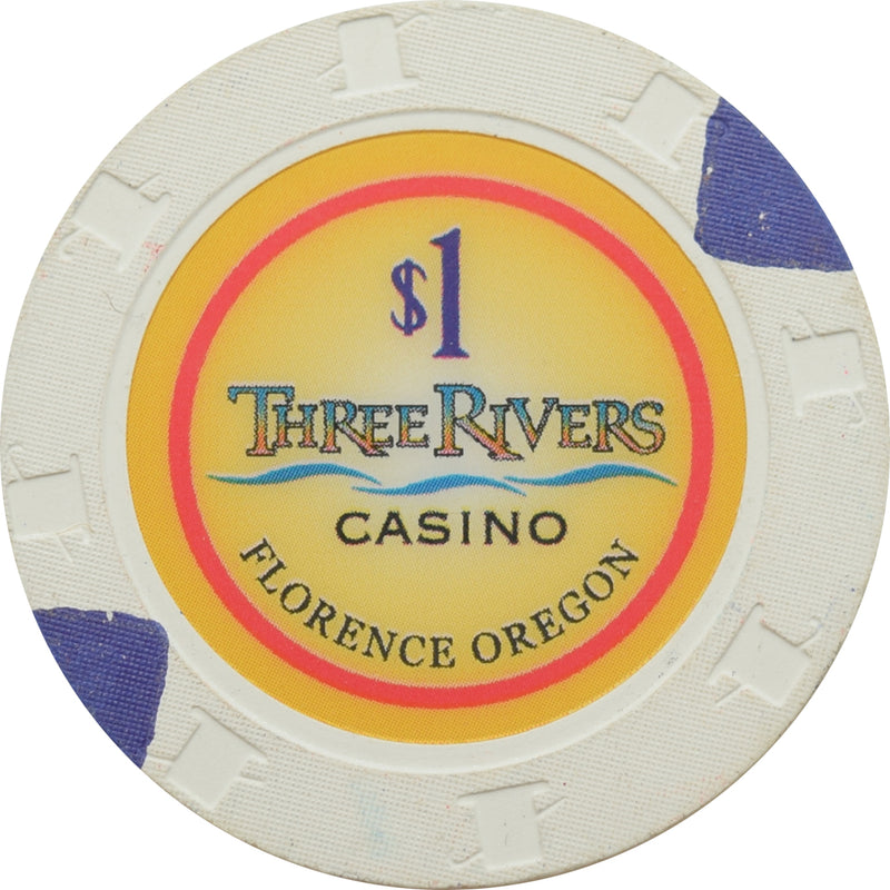 Three Rivers Casino Florence OR $1 Chip