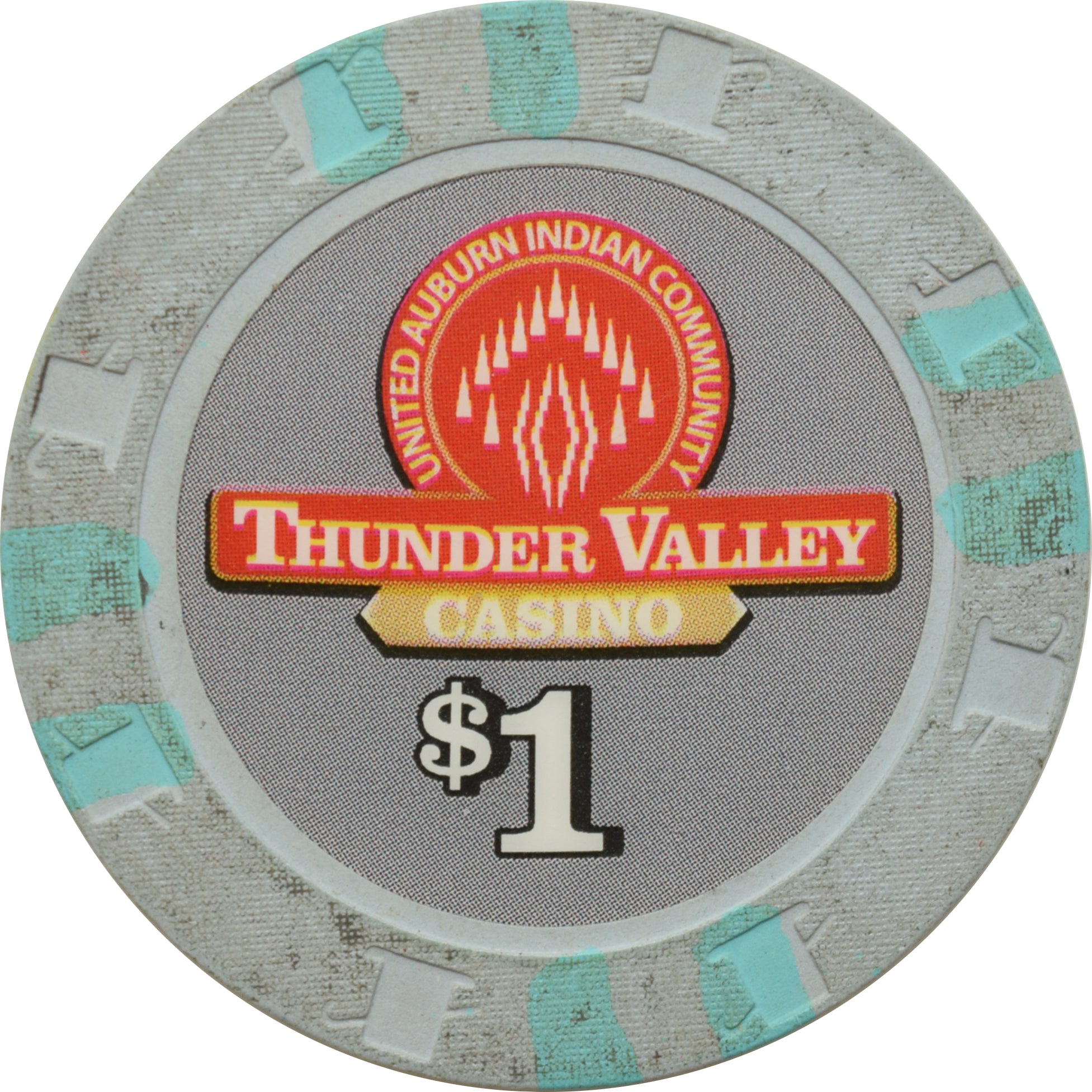 Thunder Valley Casino Lincoln California $1 Chip