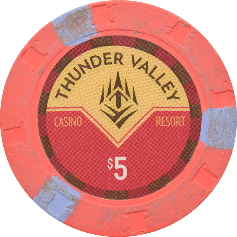 Thunder Valley Casino Lincoln California $5 Chip