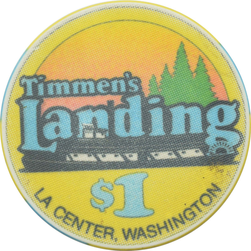 Timmens Landing Casino La Center Washington $1 Chip