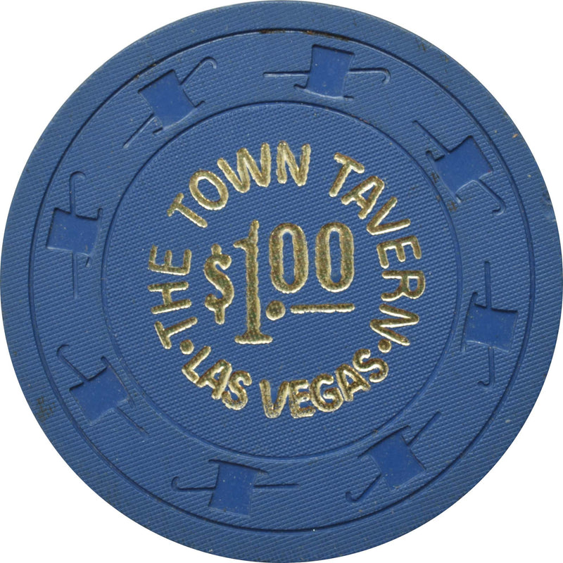 Town Tavern Casino Las Vegas Nevada $1 Chip 1965