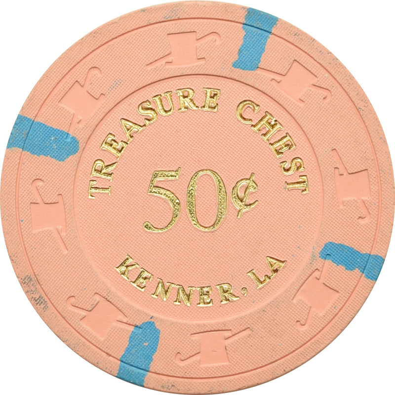 Treasure Chest Casino Kennel Louisiana 50 Cent Chip