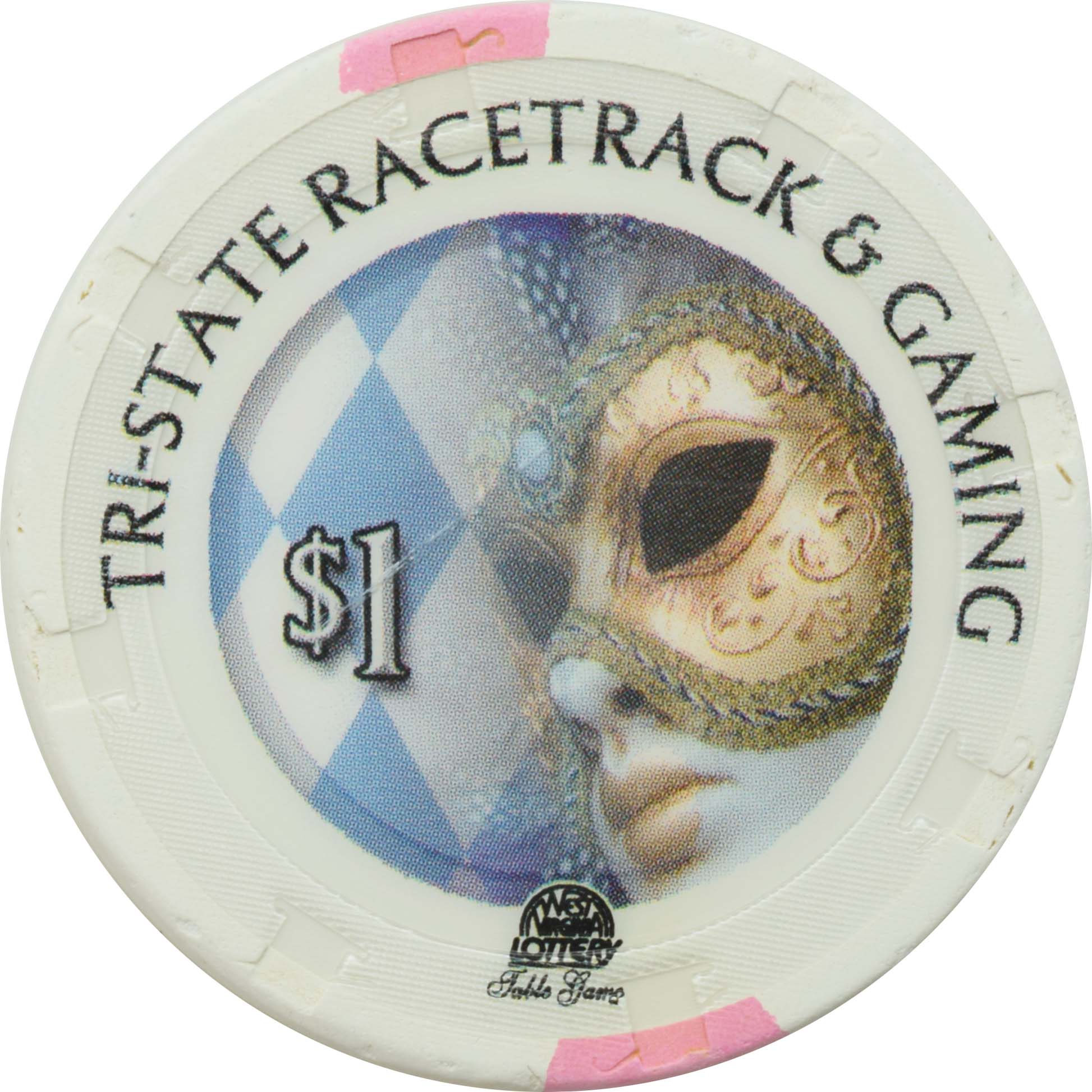 Tri-State Racetrack and Gaming Casino Charleston WV $1 Chip