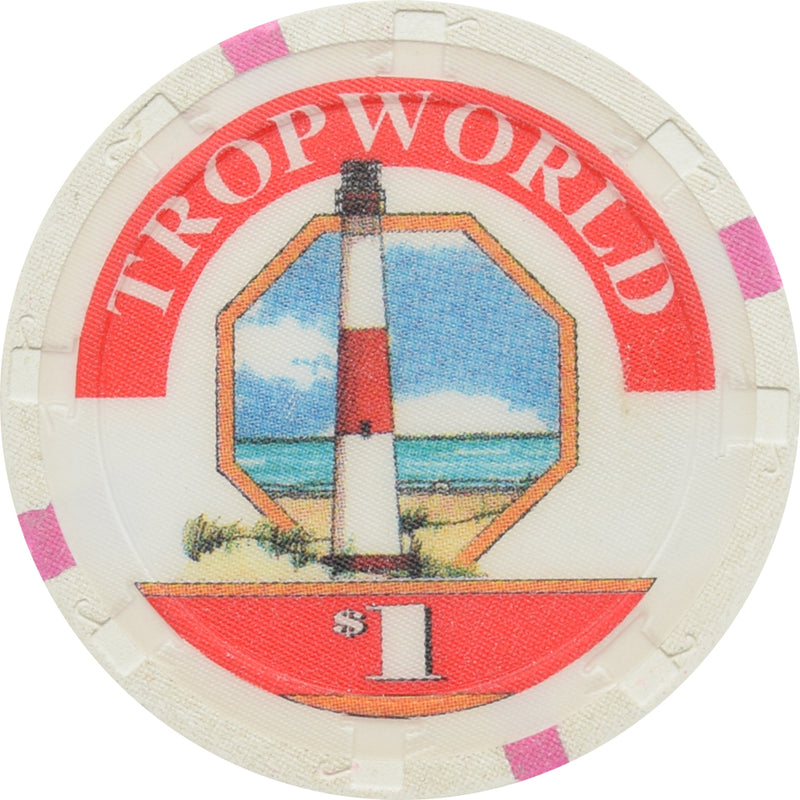 Tropworld Casino Atlantic City New Jersey $1 Chip