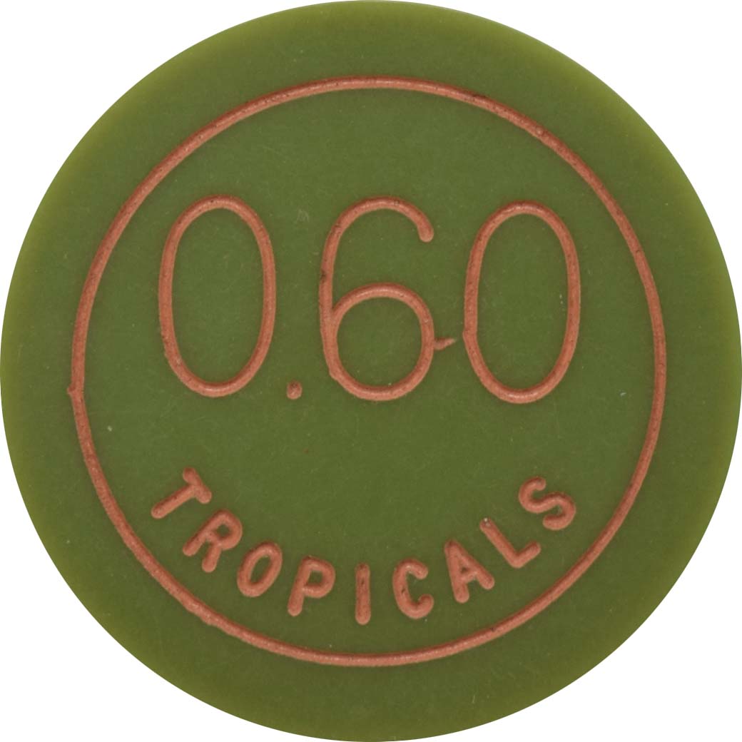 Tropicals Night Club Casino Cuba 60¢ Chip