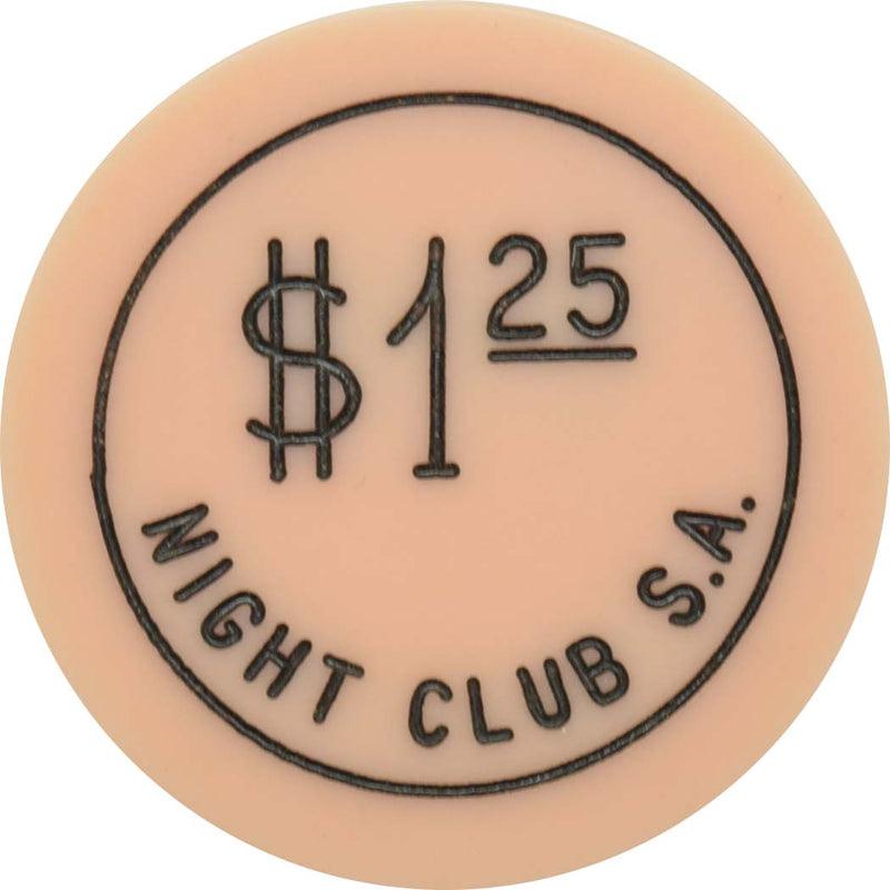 Tropicals Night Club Casino Cuba $1.25 Chip