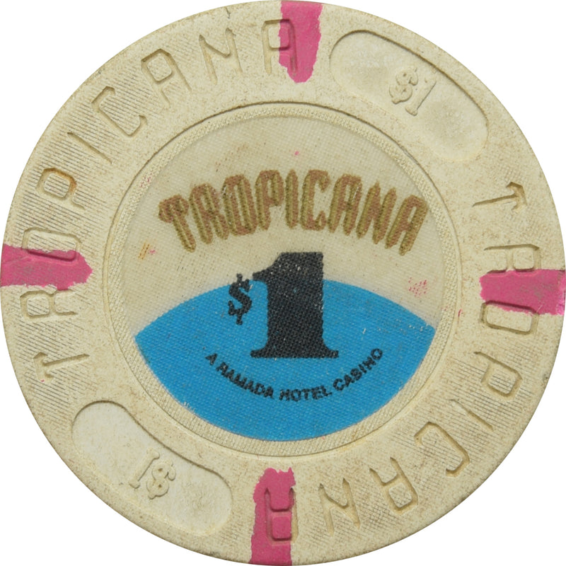 Tropicana Casino Atlantic City New Jersey $1 Chip