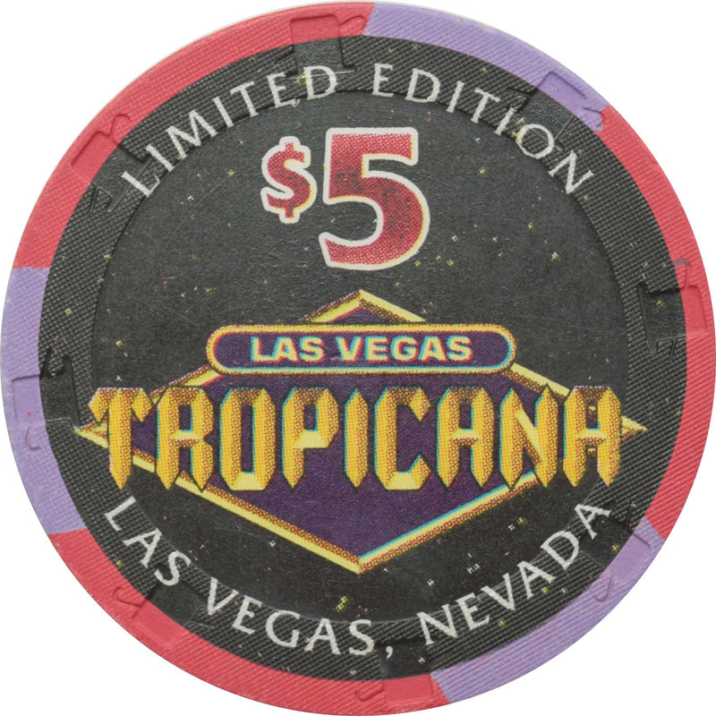 Tropicana Casino Las Vegas Nevada $5 Zodiac Series - Aries Chip 1998