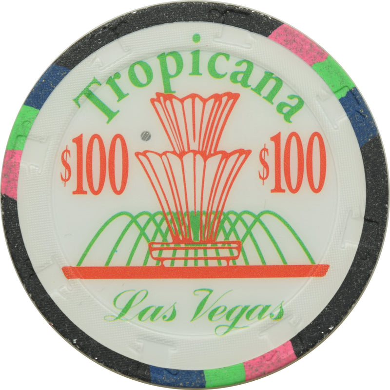 Tropicana Casino Las Vegas Nevada $100 New Years Chip 1997