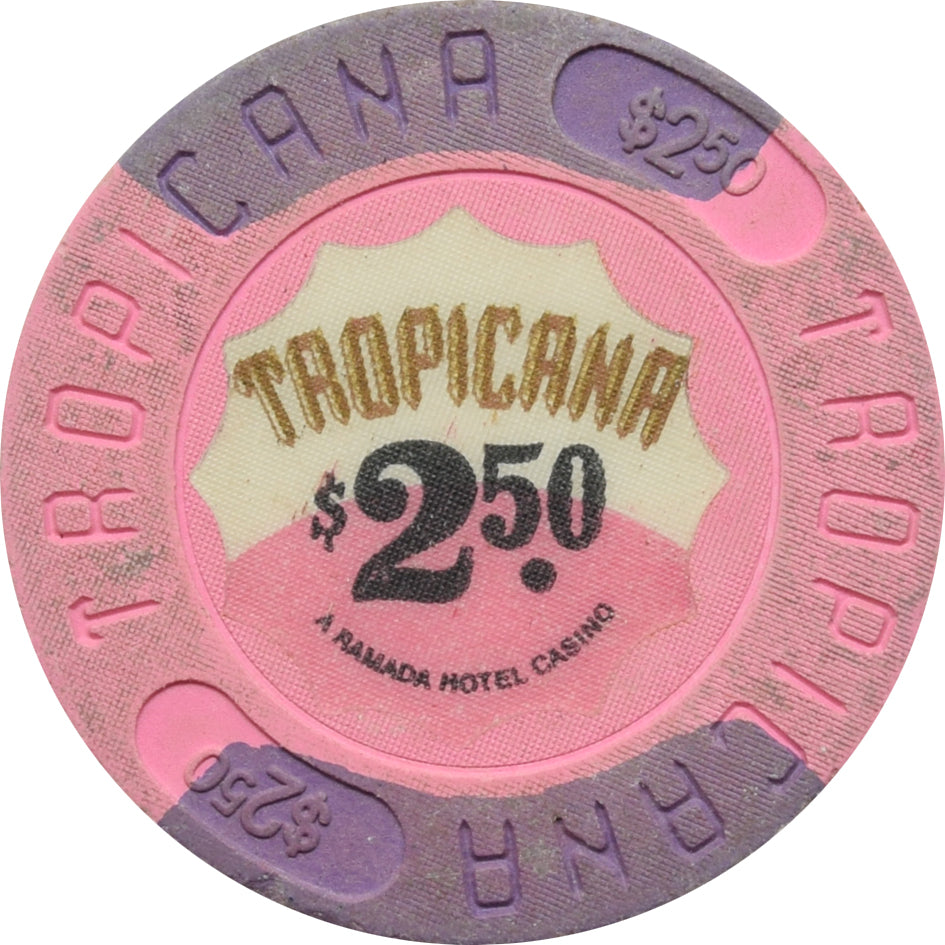 Tropicana Casino Atlantic City New Jersey $2.50 Chip