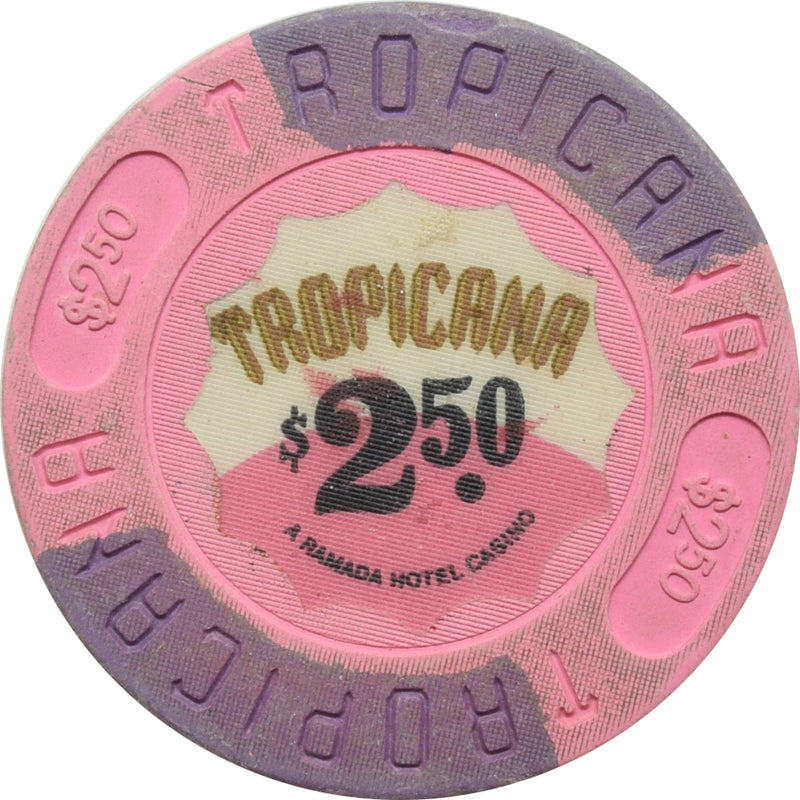 Tropicana Casino Atlantic City New Jersey $2.50 Chip